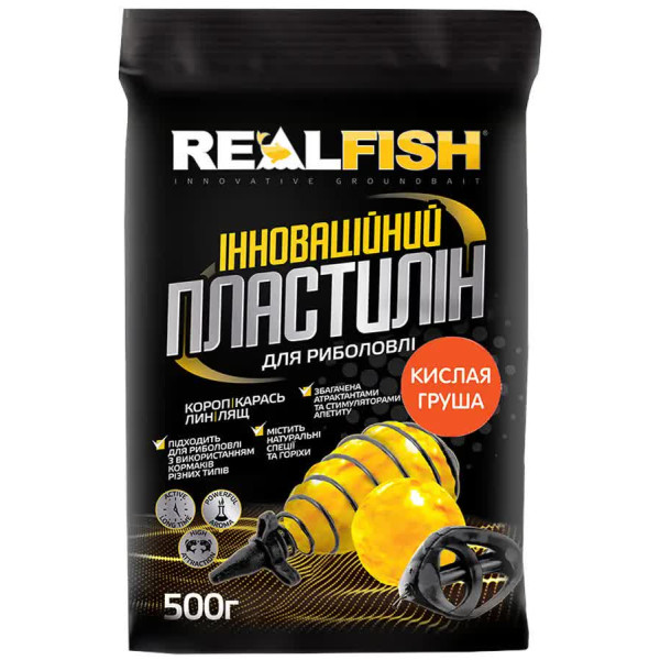 Пластилин Real Fish Кислая груша 500g