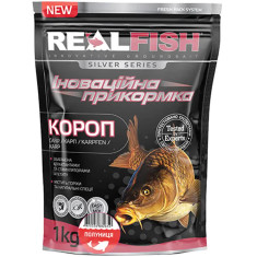 Підгодовування Real Fish Silver Series Карп Полуниця 1kg Підгодовування Real Fish Silver Series Карп Полуниця 1kg