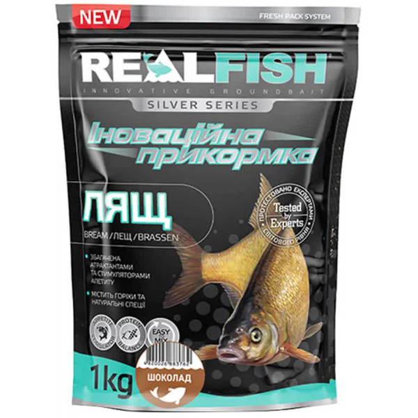 Прикормка Real Fish Silver Series Лещ Шоколад 1kg