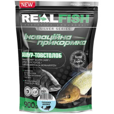 Підгодовування Real Fish Silver Series Товстолоб-Амур Топлене молоко 0.9kg Підгодовування Real Fish Silver Series Товстолоб-Амур Топлене молоко 0.9kg