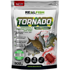 Прикормка Real Fish Прикормка Торнадо Карась (Зеленый Чеснок) 0.900 kg