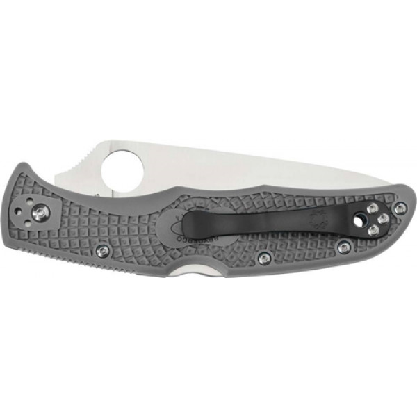 Ніж Spyderco Endura4 Flat Ground. Колір сірий