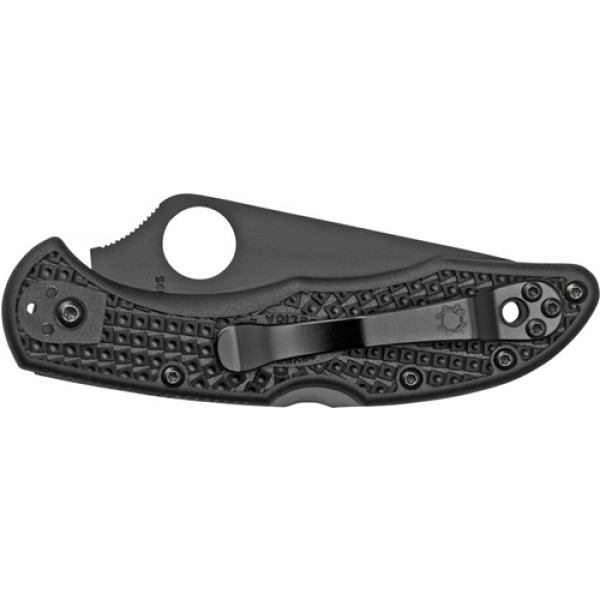 Нож Spyderco Delica4 Black Blade