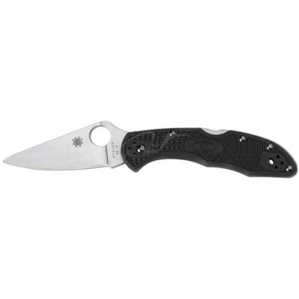 Нож Spyderco Delica4 Flat Ground Black