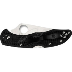 Ніж Spyderco Delica4 Flat Ground Black
