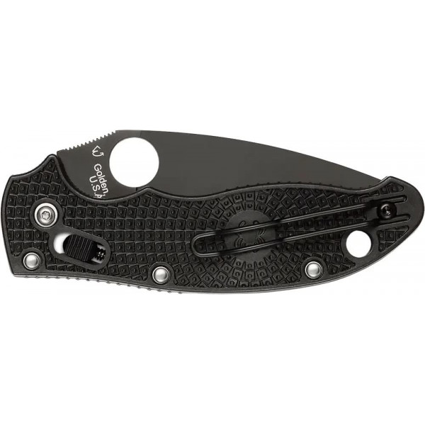 Ніж Spyderco Manix 2 Black Blade