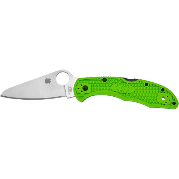 Нож Spyderco Salt 2 Plainedge LC200N green