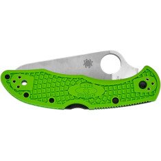 Ніж Spyderco Salt 2 Plainedge LC200N green