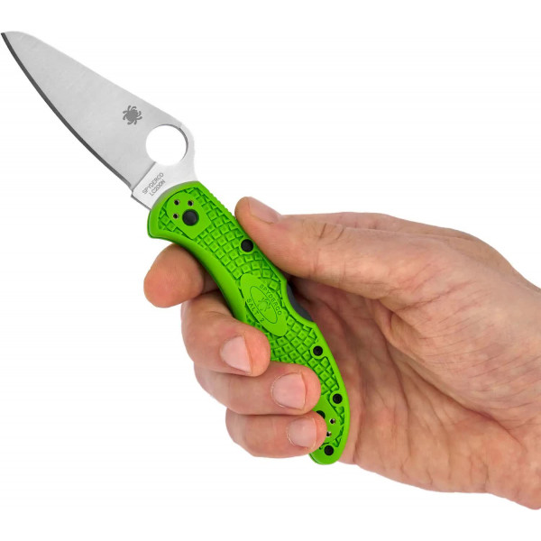 Ніж Spyderco Salt 2 Plainedge LC200N green