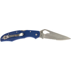 Ніж Spyderco Byrd Cara Cara 2 Half Serrated Blue