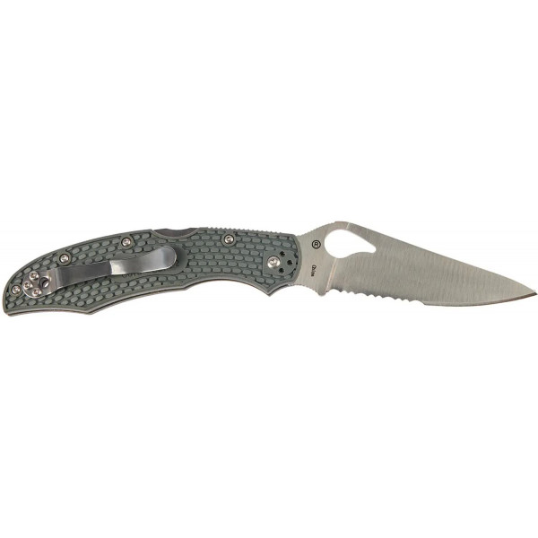 Ніж Spyderco Byrd Cara Cara 2 Half Serrated Gray