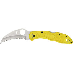 Ніж Spyderco Tasman Salt 2 Serrated Yellow
