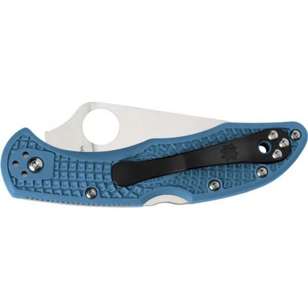 Нож Spyderco Delica 4 Flat Ground Blue