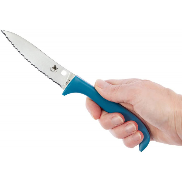 Нож Spyderco Counter Critter Blue Serrated