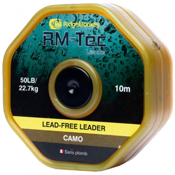 Лидкор RidgeMonkey RM-Tec Lead Free Leader 10m 50lb Camo