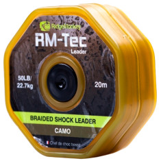 Шоклидер RidgeMonkey RM-Tec Braided Shock Leader Camo 50lb 20м