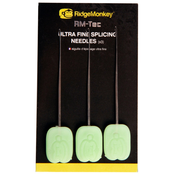 Голка RidgeMonkey Ultra Fine Splicing Needles (3шт) Голка RidgeMonkey Ultra Fine Splicing Needles (3шт)