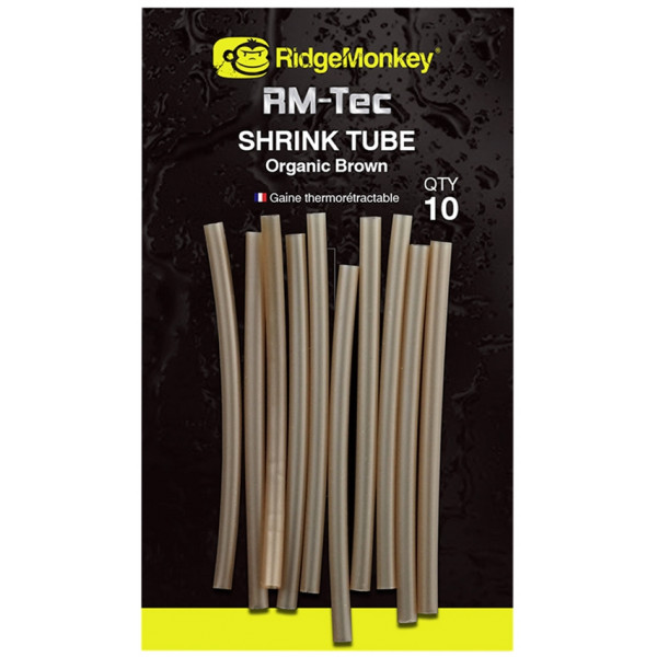 Термозбіжна трубка RidgeMonkey RM-Tec Shrink Tube 1.6mm (10 шт/уп) к:organic brown