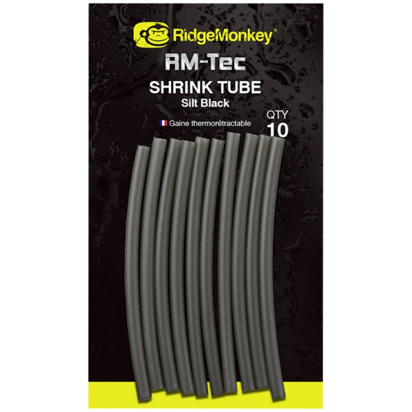 Термозбіжна трубка RidgeMonkey RM-Tec Shrink Tube 1.6mm (10 шт/уп) к:silt black