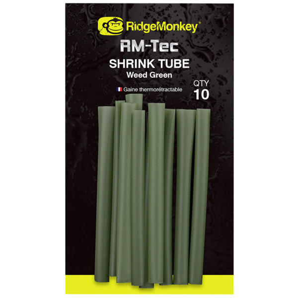 Термоусадочная трубка RidgeMonkey RM-Tec Shrink Tube 2.4mm (10 шт/уп) ц:weed green