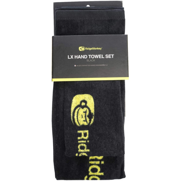 Полотенце RidgeMonkey LX Hand Towel Set (набор 2 шт.) ц:black