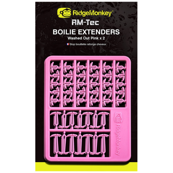 Стопоры для бойлов RidgeMonkey RM-Tec Boilie Hair Extenders Washed-Out Pink