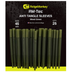 Протизакручувач RidgeMonkey RM-Tec Anti Tangle Sleeves Long (25шт/уп) к:weed green
