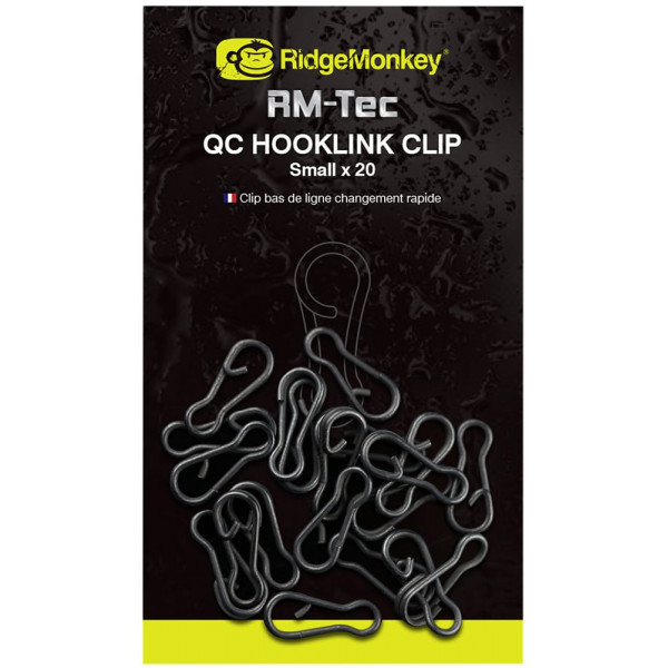 Застібка RidgeMonkey RM-Tec Quick Change Hooklink Clip (20 шт/уп)