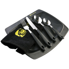 Набір столових приладів RidgeMonkey SQ DLX Large Plate Set индивидуальный Набір столових приладів RidgeMonkey SQ DLX Large Plate Set индивидуальный