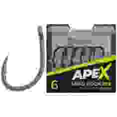 Крючок карповый RidgeMonkey Ape-X Snag Hook 2XX с бородкой #4 (10 шт/уп)