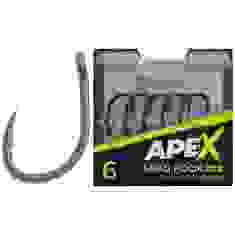 Крючок карповый RidgeMonkey Ape-X Snag Hook 2XX с бородкой #6 (10 шт/уп)