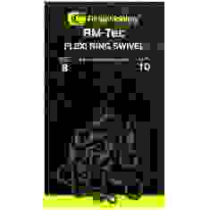 Вертлюжок RidgeMonkey RM-Tec Flexi Ring Swivel #8 (10 шт/уп)