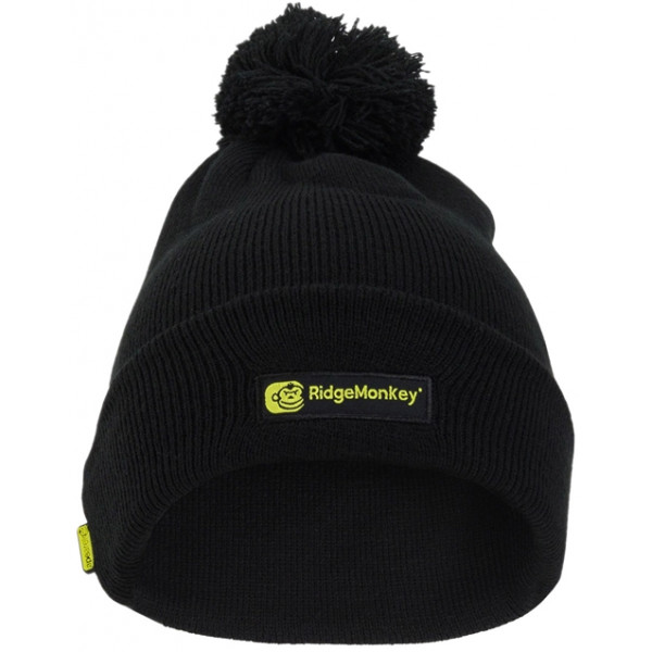 Шапка RidgeMonkey Bobble Beanie Hat к:black