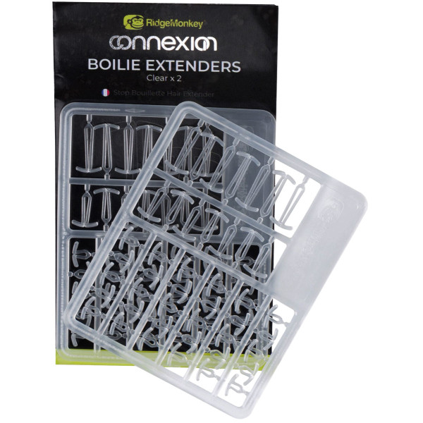 Стопоры для бойлов RidgeMonkey Connexion Boilie Extenders Clear (2шт/уп)