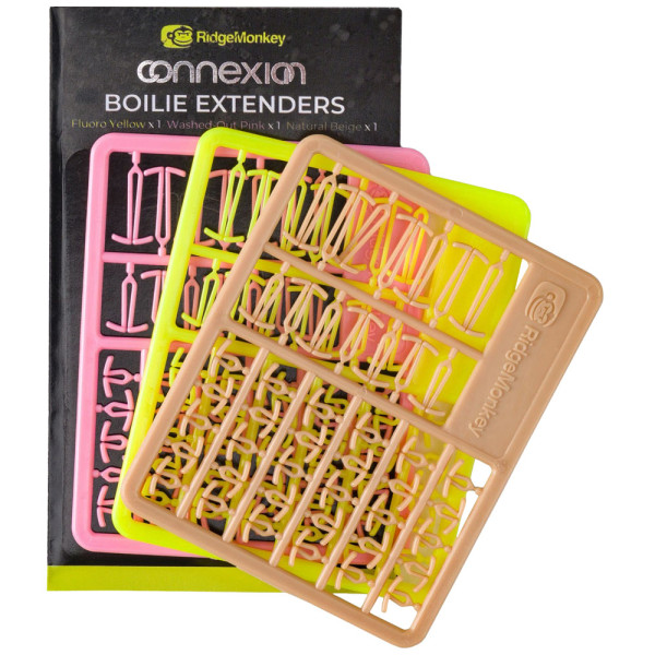 Стопоры для бойлов RidgeMonkey Connexion Boilie Extenders Multi Colours (3шт/уп)