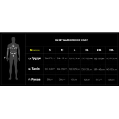 Куртка RidgeMonkey APEarel K2XP Waterproof Coat S ц:black