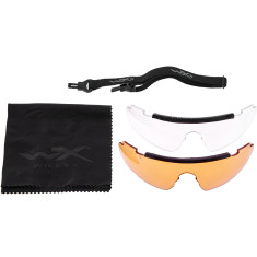 Очки баллистические Wiley X Saber Advanced 308. 3 линзы (Grey/Clear/Rust) Очки баллистические Wiley X Saber Advanced 308. 3 линзы (Grey/Clear/Rust)