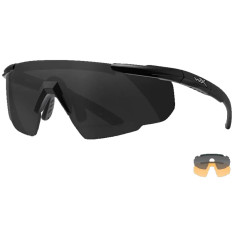 Очки баллистические Wiley X Saber Advanced. 2 линзы (Grey/Rust) оправа Black