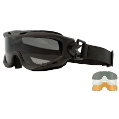 Маска-очки баллистические Wiley X Spear. 3 линзы (Grey/Clear/Light Rust) Black