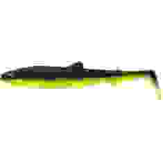 Silicone Westin BullTeez Shadtail 12.5cm 16g Black/Chartreuse (2pcs/pack)