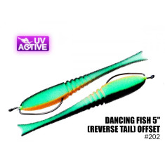 Поролоновая рыбка Dancing Fish 5 (Reverse Tail) Офсет #202 (5шт)