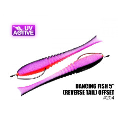 Поролоновая рыбка Dancing Fish 5 (Reverse Tail) Офсет #204 (5шт)