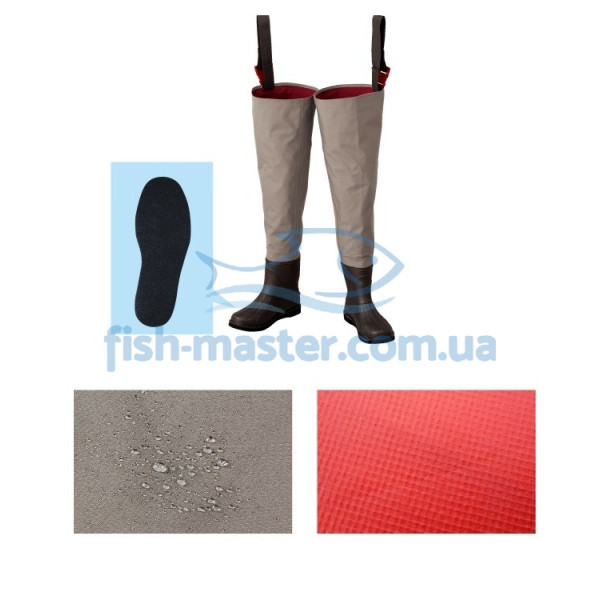 Boots Prox Hip Felt Wader PX5614 3L4L (28-29.5 cm)					
