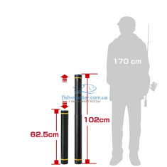 Prox Round Air Case 9 "/62.5cm - 102cm c: black