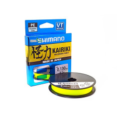 Шнур Shimano Kairiki 8 PE (Yellow) 150m 0.20mm 17.1kg Шнур Shimano Kairiki 8 PE (Yellow) 150m 0.20mm 17.1kg