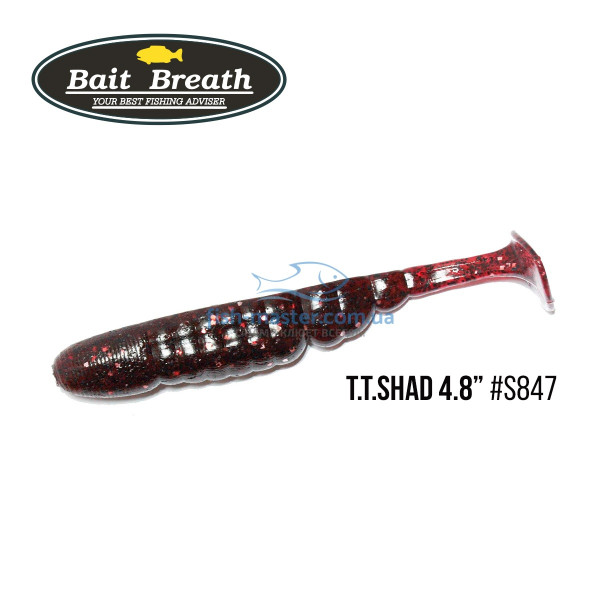 Силикон Bait Breath T.T.Shad 4.8"(5шт/упак.)#S847