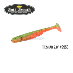 Bait Breath TTShad 2.8 "Silicone (7pcs / pack) # S953