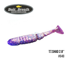 Bait Breath TTShad 2.8 "Silicone (7pcs / pack) # S848