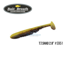 Bait Breath TTShad 2.8 "Silicone (7pcs / pack) # S951