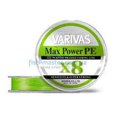 Шнур Varivas Max Power PE X8 Lime Green 200M # 0.8